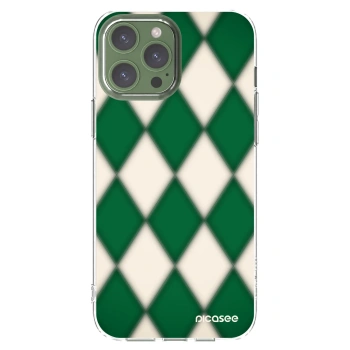Picasee silikonowe przeźroczyste etui na Apple iPhone 13 Pro Max - Emerald Diamond