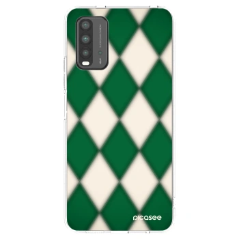 Picasee silikonowe czarne etui na Xiaomi Redmi 9T - Emerald Diamond