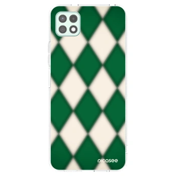 Picasee silikonowe przeźroczyste etui na Samsung Galaxy A22 A226B 5G - Emerald Diamond
