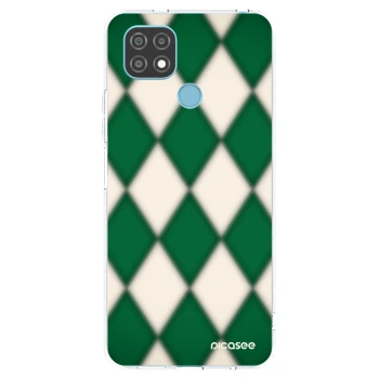 Picasee silikonowe przeźroczyste etui na Realme C21 - Emerald Diamond