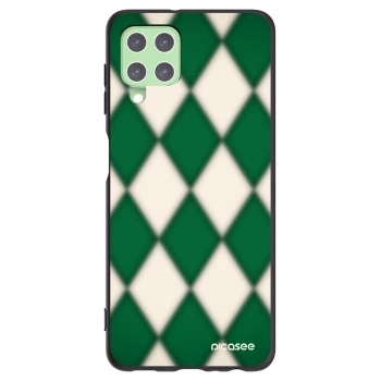 Picasee silikonowe czarne etui na Samsung Galaxy A22 A225F 4G - Emerald Diamond