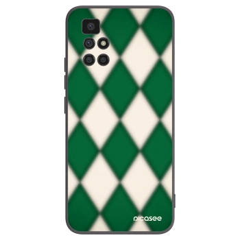 Picasee silikonowe czarne etui na Xiaomi Redmi 10 - Emerald Diamond