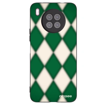 Picasee silikonowe czarne etui na Huawei Nova 8i - Emerald Diamond