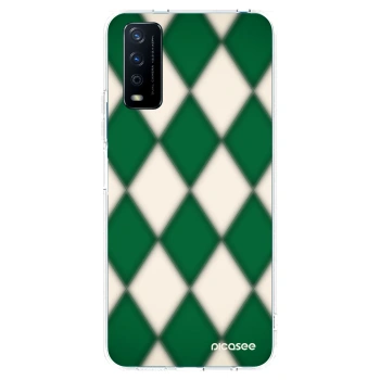 Picasee silikonowe przeźroczyste etui na Vivo Y11s - Emerald Diamond