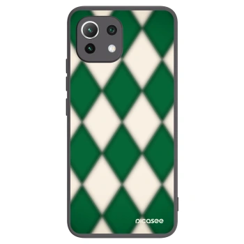 Picasee silikonowe czarne etui na Xiaomi 11 Lite 5G NE - Emerald Diamond