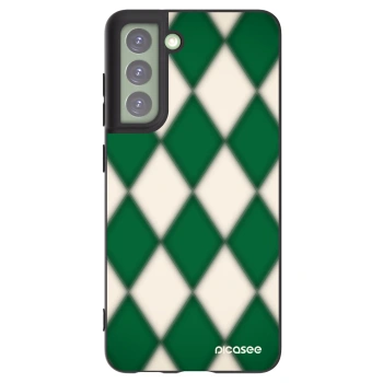 Picasee silikonowe czarne etui na Samsung Galaxy S21 FE 5G - Emerald Diamond