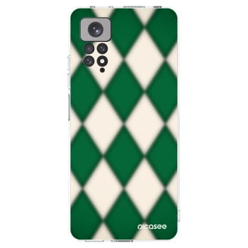 Picasee silikonowe przeźroczyste etui na Xiaomi Redmi Note 11S 4G - Emerald Diamond