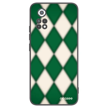 Picasee silikonowe czarne etui na Xiaomi Poco X4 Pro 5G - Emerald Diamond