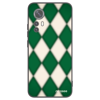 Picasee silikonowe czarne etui na Xiaomi 12 - Emerald Diamond