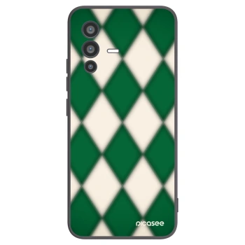 Picasee silikonowe czarne etui na Vivo V23 5G - Emerald Diamond