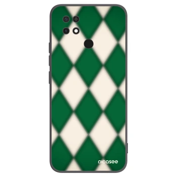 Picasee silikonowe czarne etui na Xiaomi Redmi 10C - Emerald Diamond