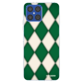 Picasee silikonowe przeźroczyste etui na Honor X8 4G - Emerald Diamond