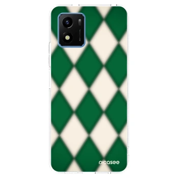 Picasee silikonowe przeźroczyste etui na Vivo Y01 - Emerald Diamond