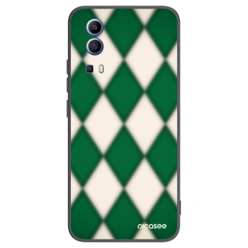 Picasee silikonowe czarne etui na Vivo Y52 5G - Emerald Diamond