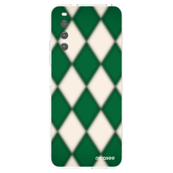 Picasee silikonowe przeźroczyste etui na Sony Xperia 10 IV 5G - Emerald Diamond