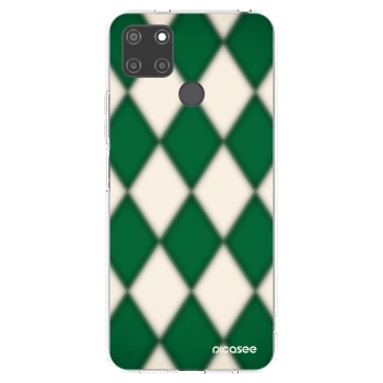Picasee silikonowe przeźroczyste etui na Realme C21Y - Emerald Diamond