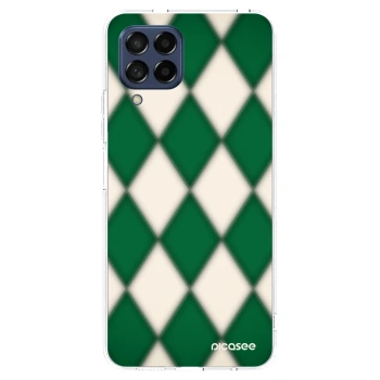 Picasee silikonowe przeźroczyste etui na Samsung Galaxy M53 5G - Emerald Diamond