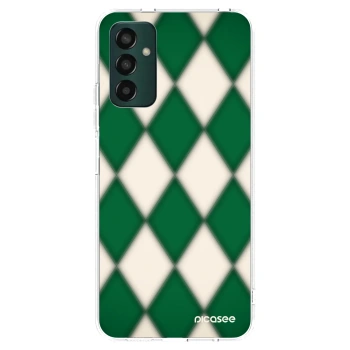 Picasee silikonowe przeźroczyste etui na Samsung Galaxy M13 M135F - Emerald Diamond