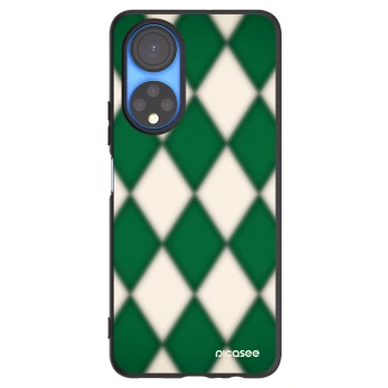 Picasee silikonowe czarne etui na Honor X7 - Emerald Diamond