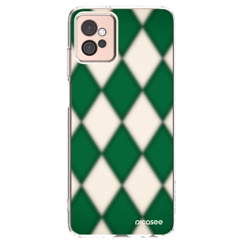 Picasee silikonowe przeźroczyste etui na Motorola Moto G32 - Emerald Diamond