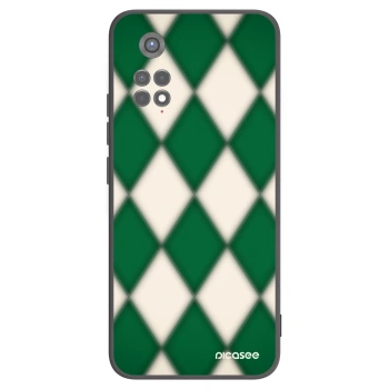 Picasee silikonowe czarne etui na Xiaomi Redmi Note 11S 5G - Emerald Diamond