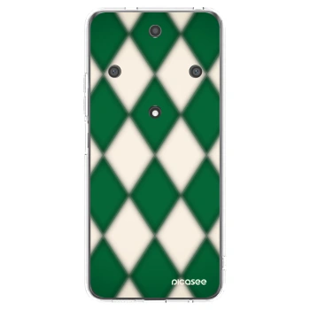 Picasee silikonowe przeźroczyste etui na Honor Magic5 Lite 5G - Emerald Diamond