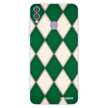 Picasee silikonowe przeźroczyste etui na Honor 8X - Emerald Diamond