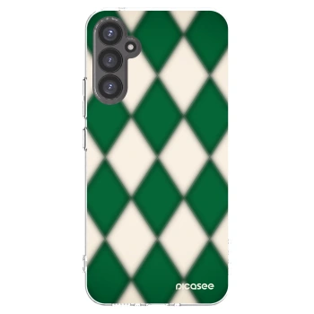 Picasee silikonowe przeźroczyste etui na Samsung Galaxy A34 5G A346B - Emerald Diamond