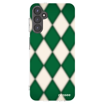 Picasee silikonowe przeźroczyste etui na Samsung Galaxy A14 4G A145R - Emerald Diamond