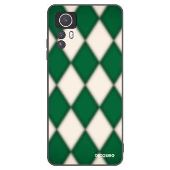Picasee silikonowe czarne etui na Xiaomi Redmi Note 12S - Emerald Diamond