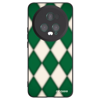 Picasee silikonowe czarne etui na Honor Magic5 Pro - Emerald Diamond