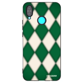 Picasee silikonowe czarne etui na Huawei Nova 3 - Emerald Diamond
