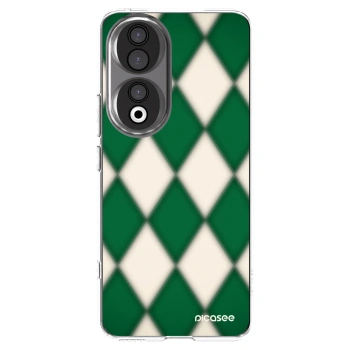 Picasee silikonowe przeźroczyste etui na Honor 90 5G - Emerald Diamond