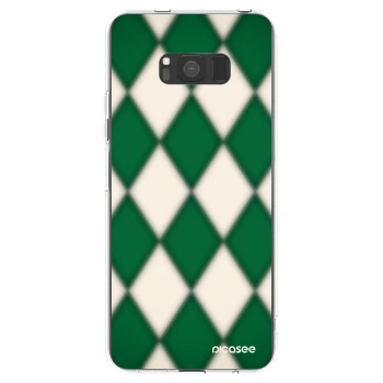 Picasee silikonowe przeźroczyste etui na Samsung Galaxy S8 G950F - Emerald Diamond