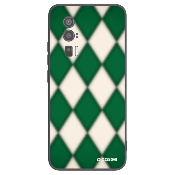 Picasee silikonowe czarne etui na Xiaomi Poco F5 Pro 5G - Emerald Diamond
