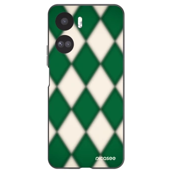 Picasee silikonowe czarne etui na Honor 90 Lite 5G - Emerald Diamond