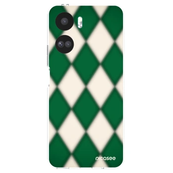 Picasee silikonowe przeźroczyste etui na Honor 90 Lite 5G - Emerald Diamond