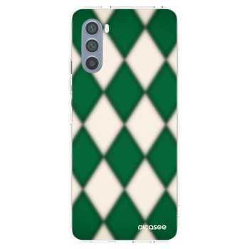 Picasee silikonowe przeźroczyste etui na Motorola Moto G62 - Emerald Diamond