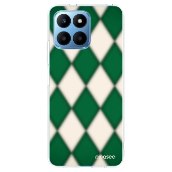 Picasee silikonowe przeźroczyste etui na Honor 70 Lite - Emerald Diamond