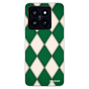 Picasee silikonowe przeźroczyste etui na Xiaomi 14 Pro - Emerald Diamond
