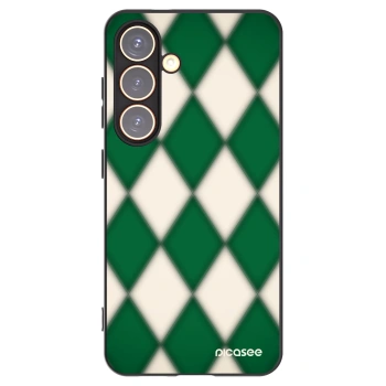 Picasee silikonowe czarne etui na Samsung Galaxy S24 S921B 5G - Emerald Diamond