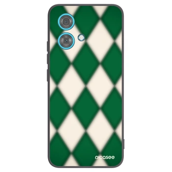 Picasee silikonowe czarne etui na Motorola Edge 40 Neo - Emerald Diamond
