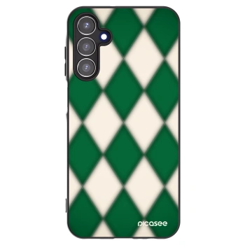 Picasee silikonowe czarne etui na Samsung Galaxy A15 A156B 5G - Emerald Diamond