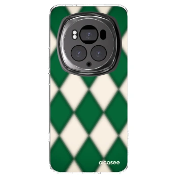 Picasee silikonowe przeźroczyste etui na Honor Magic6 Pro - Emerald Diamond