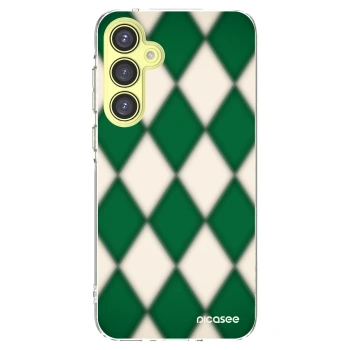 Picasee silikonowe przeźroczyste etui na Samsung Galaxy A35 5G A356B - Emerald Diamond