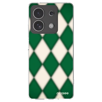 Picasee silikonowe przeźroczyste etui na Xiaomi Redmi Note 13 4G - Emerald Diamond