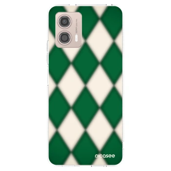 Picasee silikonowe przeźroczyste etui na Motorola Moto G53 5G - Emerald Diamond