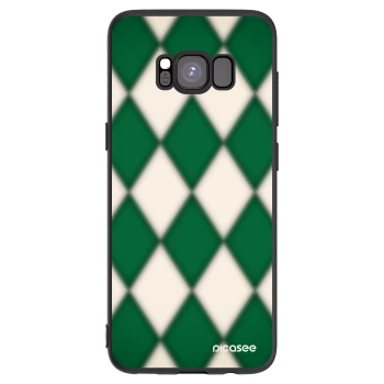Picasee silikonowe czarne etui na Samsung Galaxy S8 G950F - Emerald Diamond