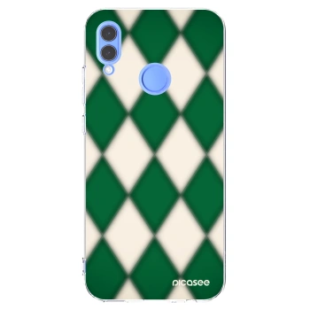 Picasee silikonowe przeźroczyste etui na Honor 10 Lite - Emerald Diamond
