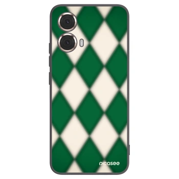 Picasee silikonowe czarne etui na Motorola Moto G85 - Emerald Diamond